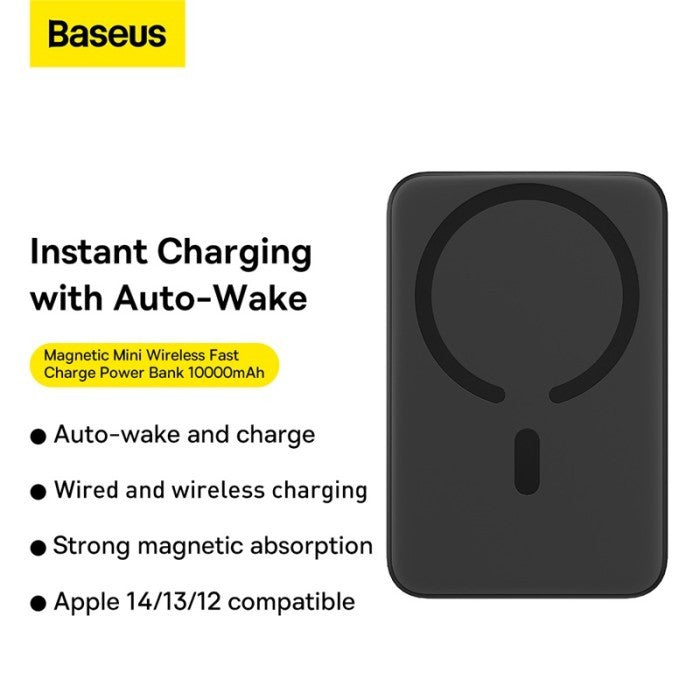 Baseus Magnetic Mini Wireless Fast Charge Powerbank 10000mAh 20W