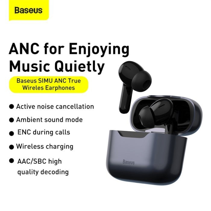 Baseus TWS SIMU ANC True Wireless Earphones S1 Pro - NGS1P