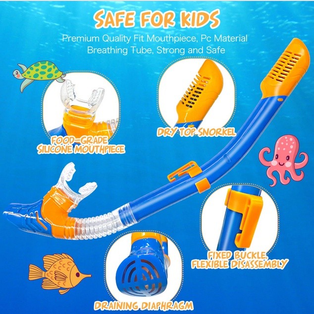 MPOW - OMORC Kids Snorkel Set - MEOD292BE