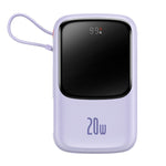 BASEUS Qpow Pro Digital Display Fast Charge PowerBank 10k mAh 20W iP