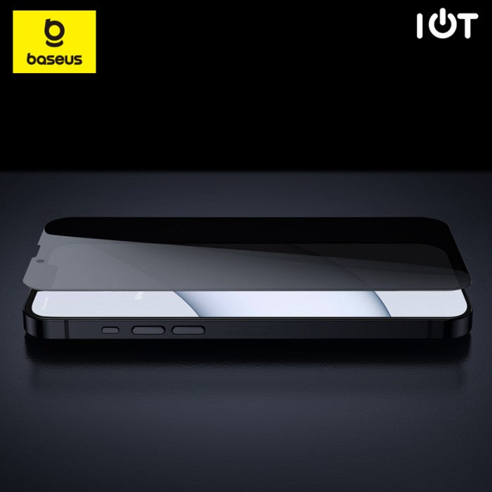 BASEUS Tempered Glass Film anti-spy function For iP 13 pro max