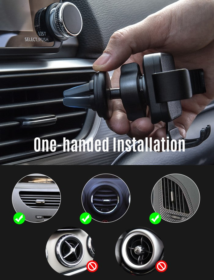 MPOW Car Phone Holder Air Vent Gravity Auto-Clamping - MPCA127