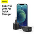 BASEUS Super Si Charger 1C 20W with Cable Type-C to iP 1m - TZCCSUP-B