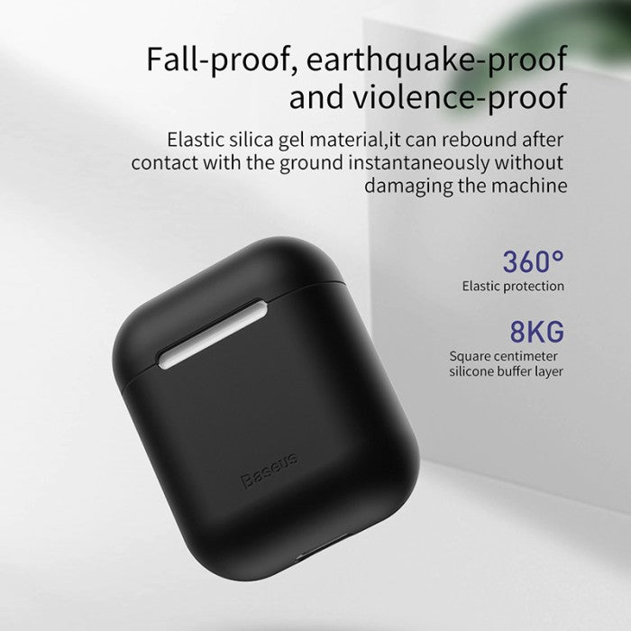 BASEUS Super Thin Silica Gel Case For Pods 1/2 - WIAPPOD-BZ