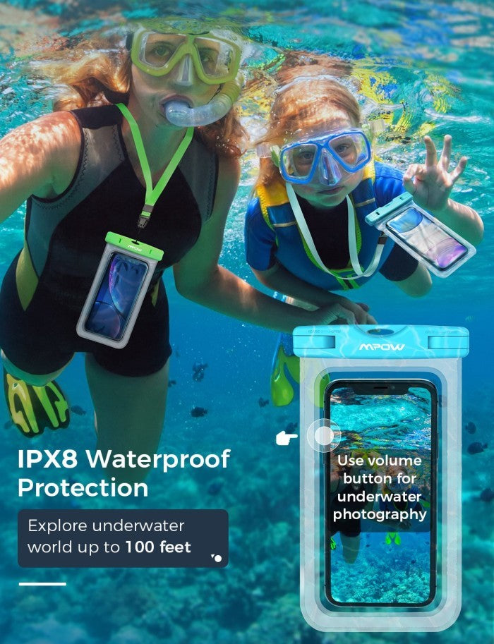 Mpow Waterproof Phone Pouch 3pack