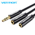 Vention Kabel AUX Audio 3.5mm to Dual 3.5mm Female Stereo Splitter Cable  ABS - BBS