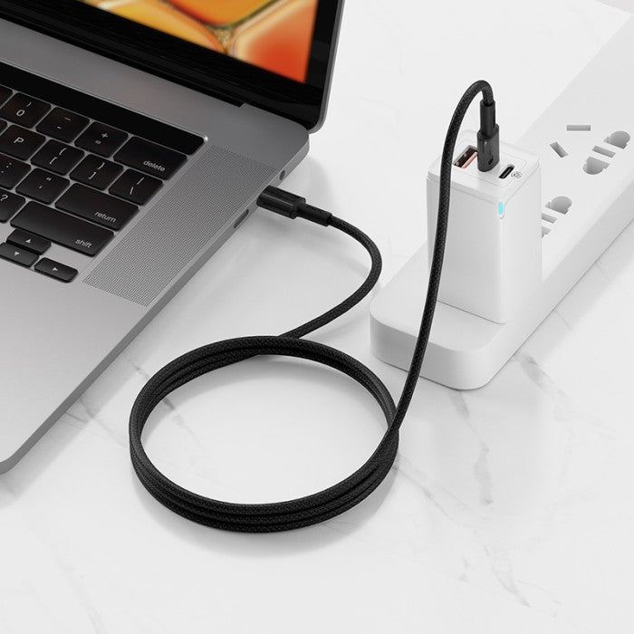 BASEUS High Density Braided Fast Charging Cable Type-C to iP 1M CATLGD