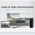 Vention Flat HDMI to VGA Converter with Female Micro USB and Audio Port 0.15M - 74346