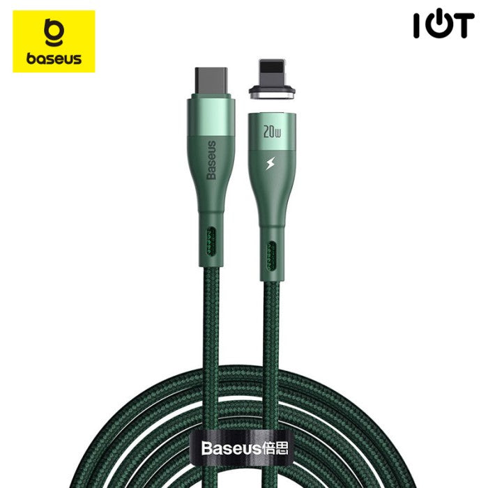 BASEUS Zinc Magnetic Safe Fast Charging Cable C to IP 2m 20W CATLXC-A