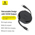 Baseus Pathfinder Series Free2Draw Fast Charging Data Cable Kabel Type-C to Type-C 100W 1m