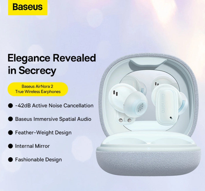Baseus AirNora2 TWS Noise Cancelling Earbuds ANC Bluetooth