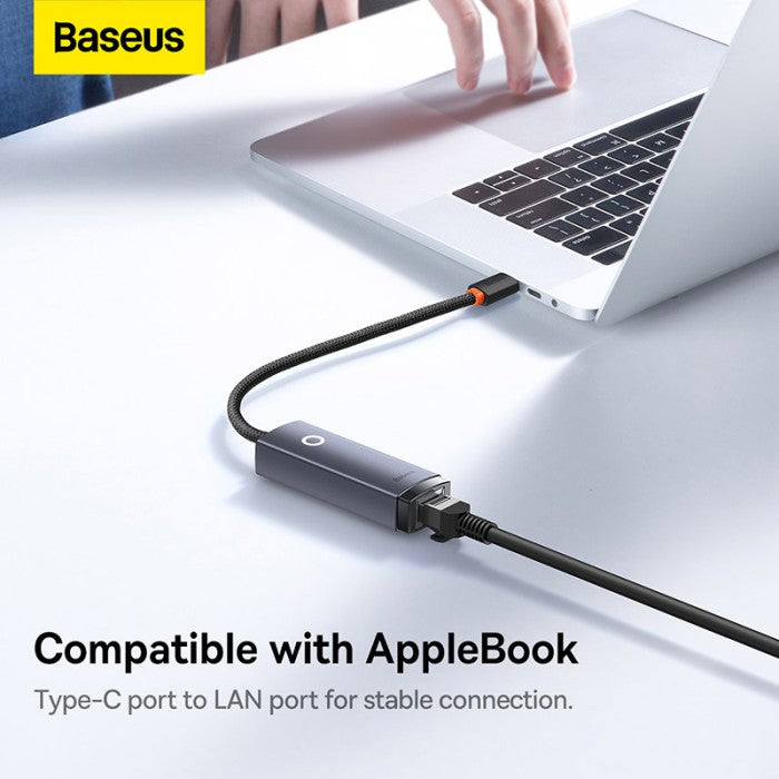 Baseus Lite Series Ethernet Adapter Type-C to RJ45 LAN Port 100Mbps