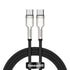 BASEUS Cafule Series Metal Data Cable C to C 100W 1m -CATJK-C