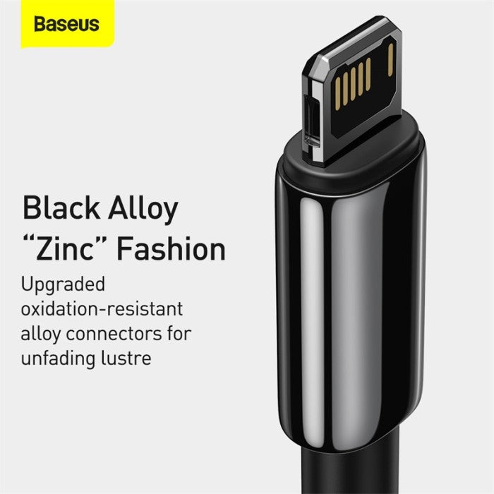 BASEUS Tungsten Gold Fast Charging Data USB to iP 2.4A 2m CALWJ-A