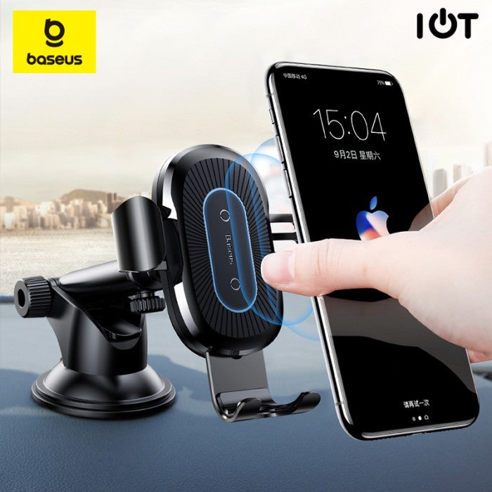 BASEUS Wireless Charger Gravity Car Mount (osculum type) WXYL-A