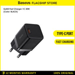 Baseus GAN3 Adaptor Fast Charger 1C 30W EU Black - CCGN01010