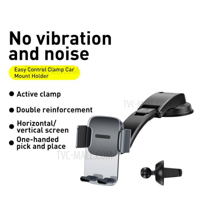 BASEUS Easy Control Clamp Car Mount Holder (A Set) - SUYK0000