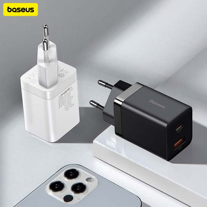 Baseus Super Si Pro Quick Charger C+U 30W EU - CCSUP-E