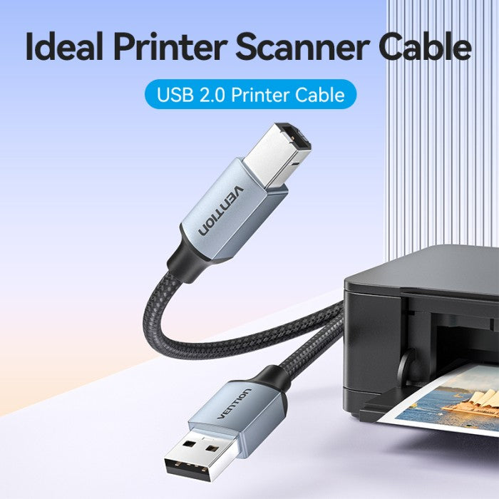 Vention Kabel Data USB A Male to Type B Male Printer - CTT