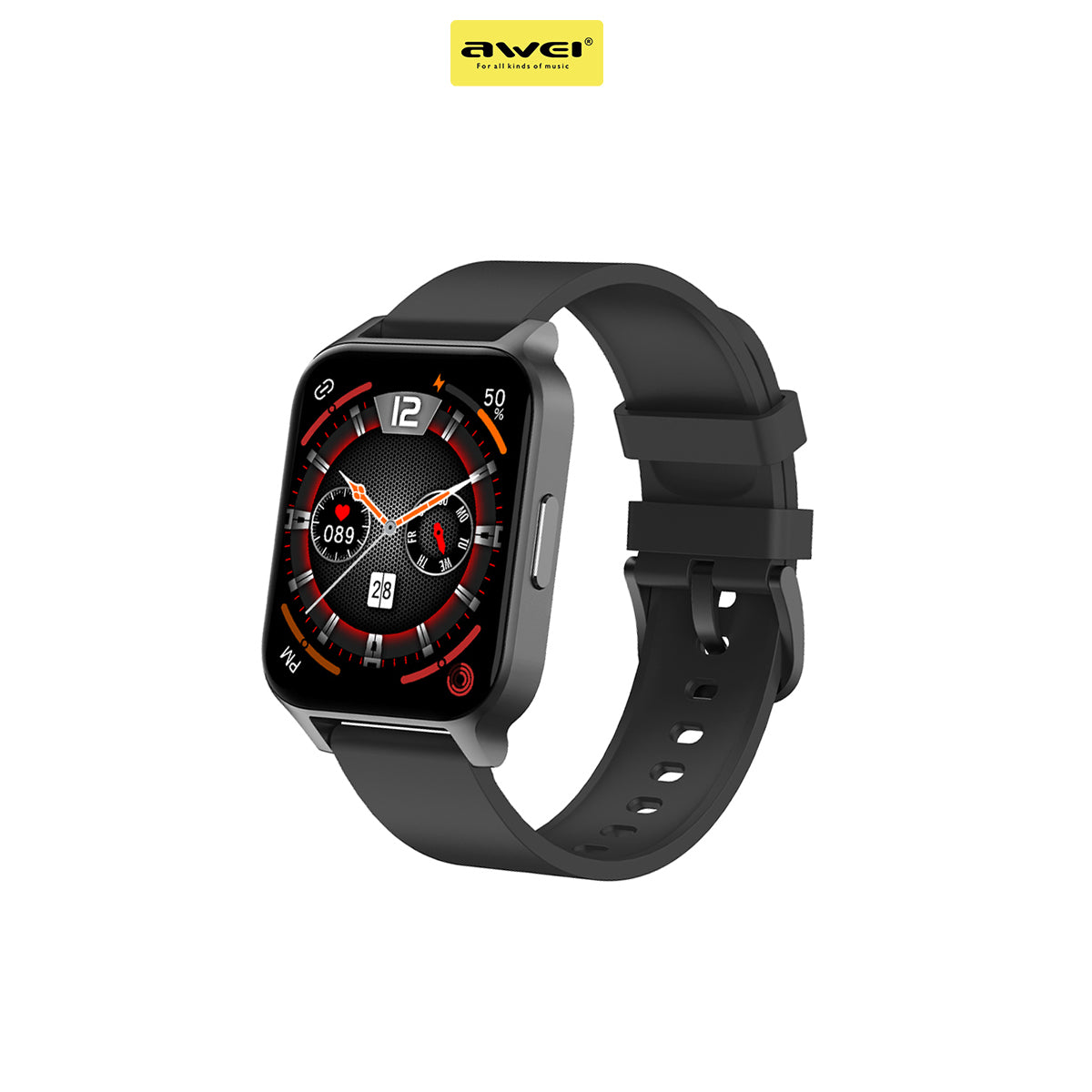 Awei Full Screen Sports Smart Watch H8