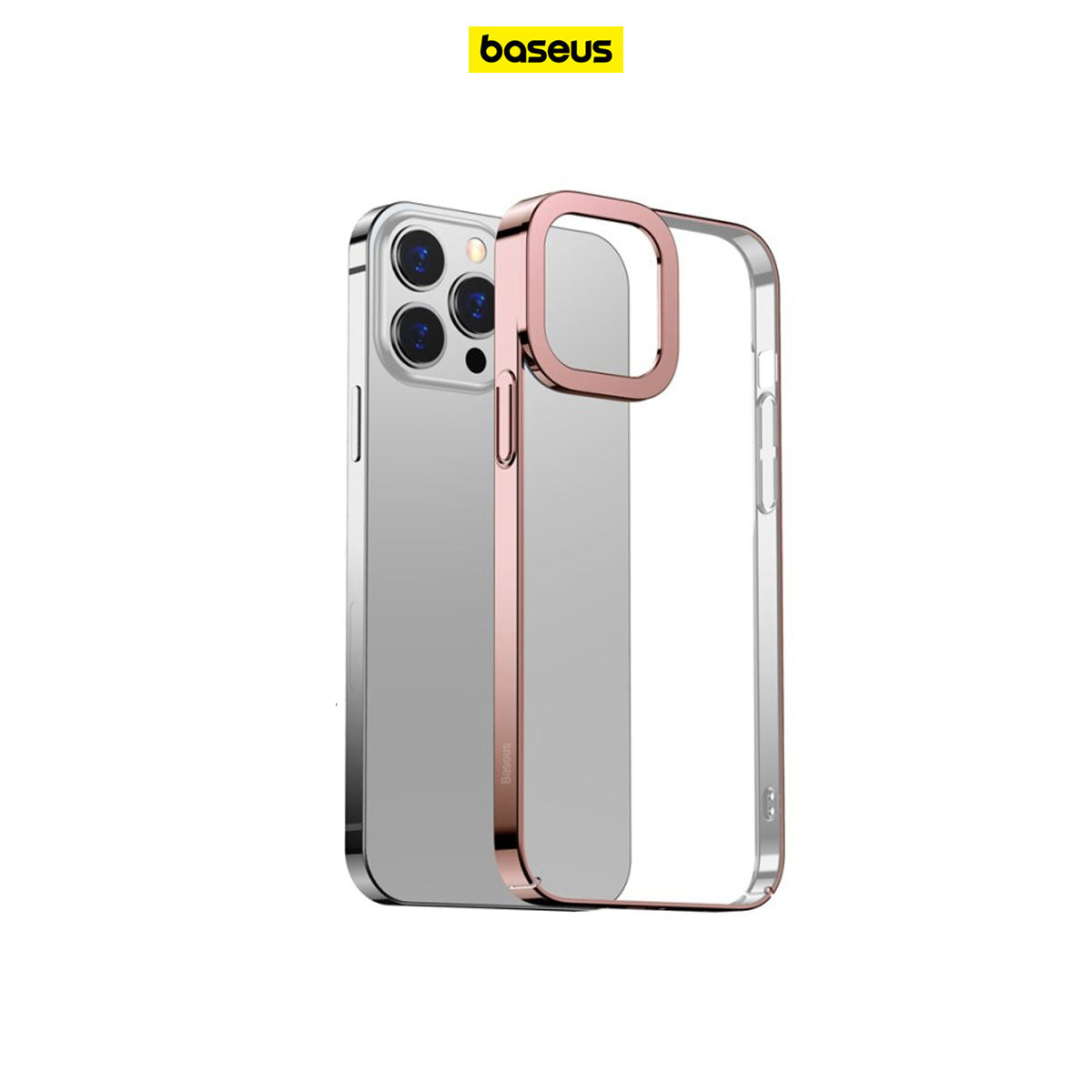Baseus Glitter Phone Hard Case For iP 13 Pro inch 2021 Pink