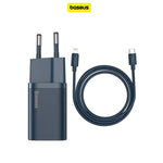 BASEUS Super Si Charger 1C 20W with Cable Type-C to iP 1m - TZCCSUP-B